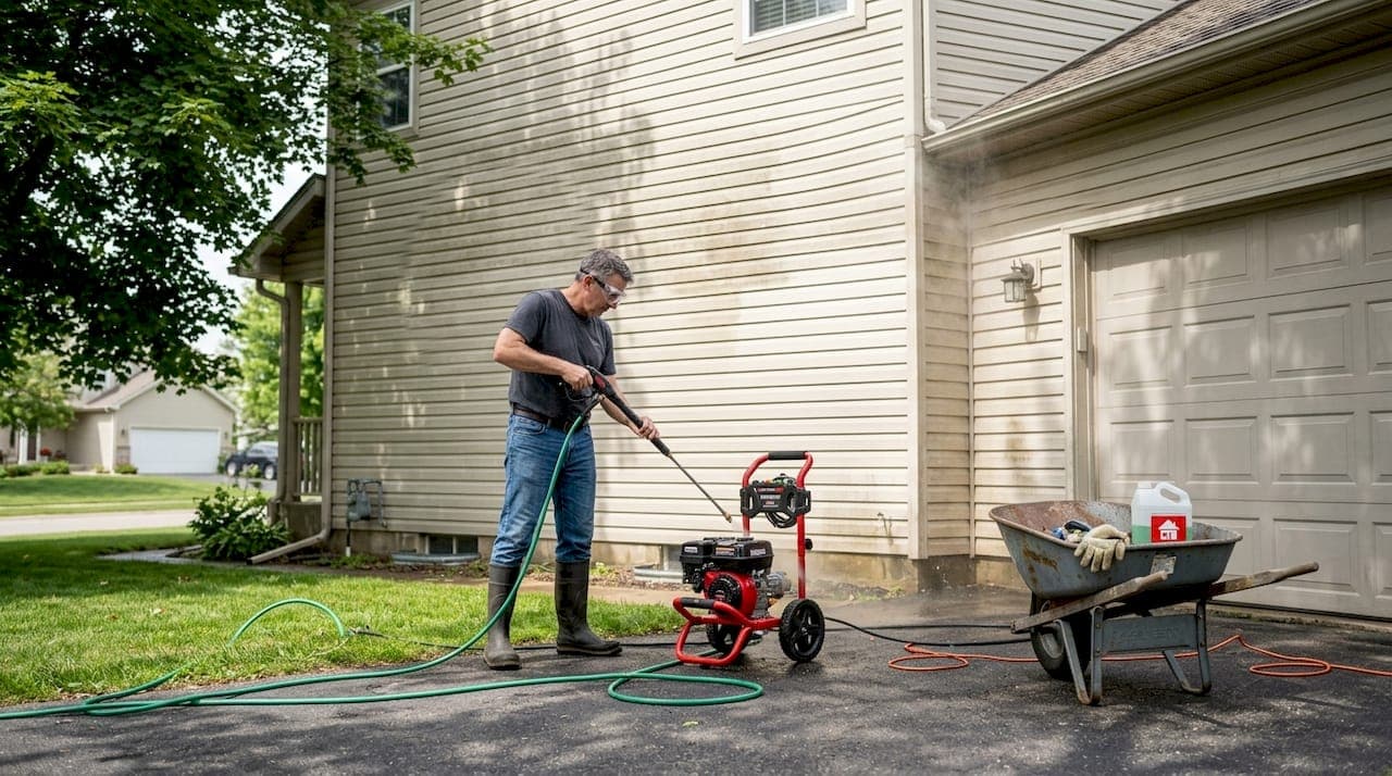 How to pressure wash your house for flawless exterior prep